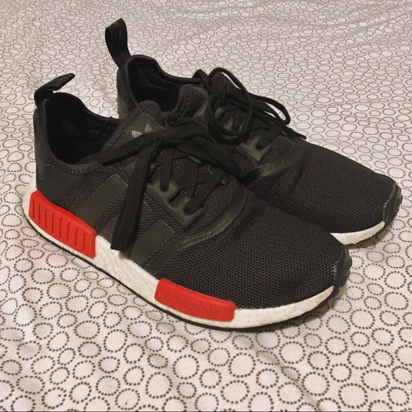 adidas Other - Adidas NMD R1 mesh Red/Blk/White SZ 9.5